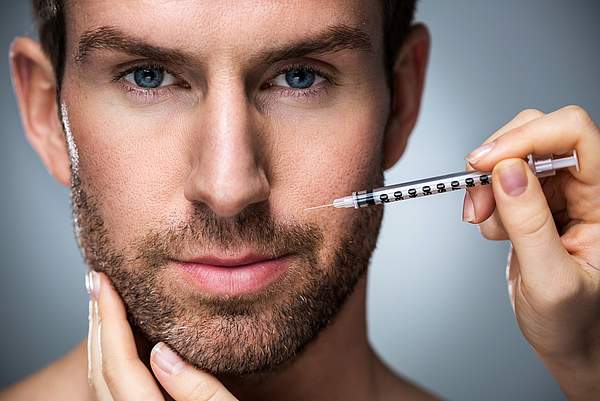 Männerbeauty, Botoxbehandlung beim Mann, Fillerinjektionen für Männer