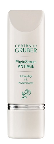 Das Phytoserum Antiage von Gertraud Gruber schütz die Haut durch Hormone vor der Faltenbildung
